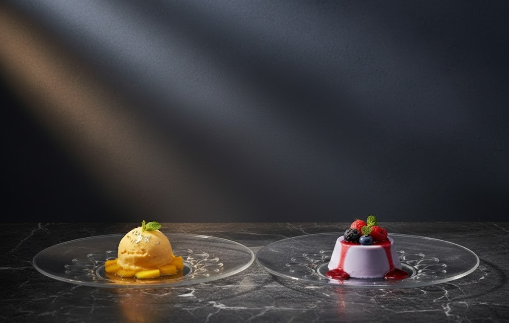 Antiquität Glasschalen 2er Set 32cm 29cm Vintage Deko Schüsseln